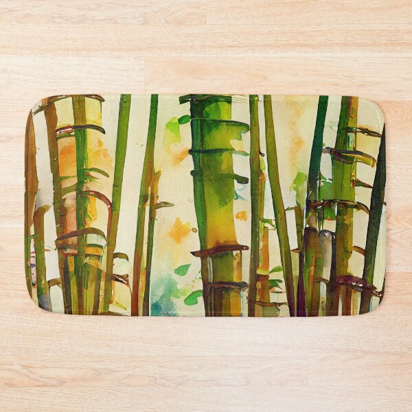 Item preview, Bamboo forest - relaxing japan floral art in loose watercolor  designed and sold by aricutcia.