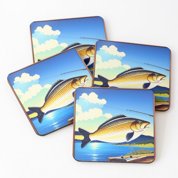 Item preview, 80s Vintage Fishing Poster designed and sold by BAYFAIRE.