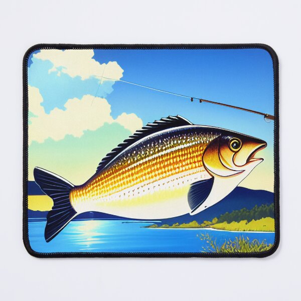 Item preview, 80s Vintage Fishing Poster designed and sold by BAYFAIRE.