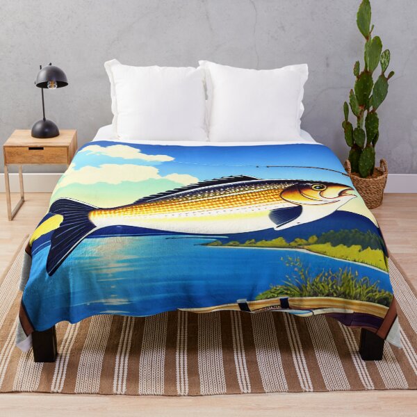 Item preview, 80s Vintage Fishing Poster designed and sold by BAYFAIRE.