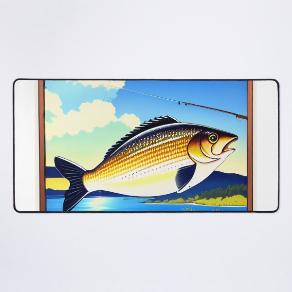 Item preview, 80s Vintage Fishing Poster designed and sold by BAYFAIRE.