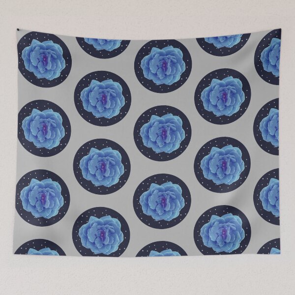 Item preview, Flower Spirits In The Forest | Blue Flower In Space designed and sold by THROUGH-LIFE.