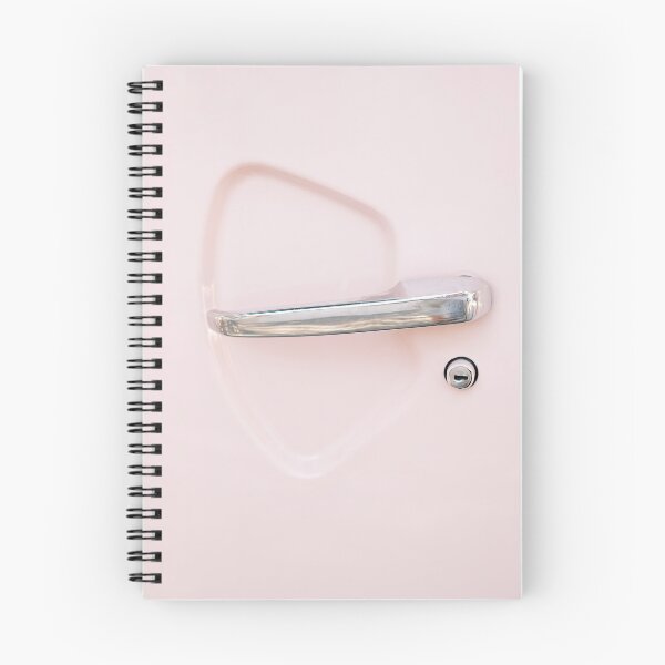 Item preview, A close-up of a door handle on a pink hippie van // Ibiza Travel Photography designed and sold by Diana van Neck.