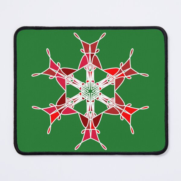 Item preview, Festive snowflake unique design G1 designed and sold by fishpressink.