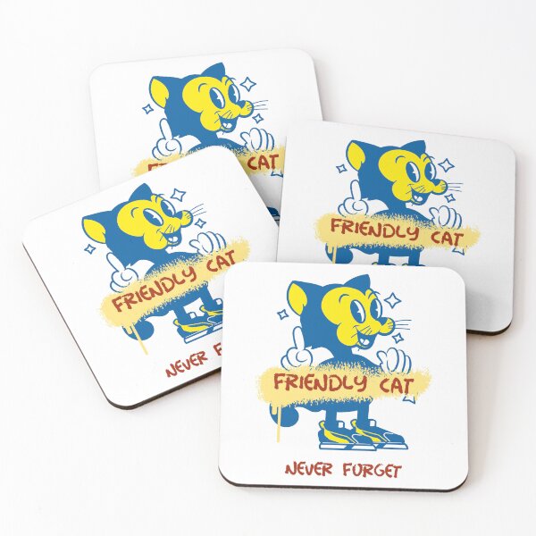 Item preview, friendly cat never forget designed and sold by Eugenie974.