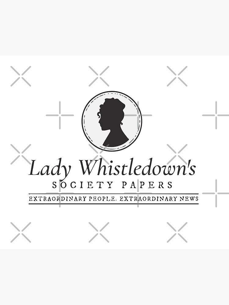 Aperçu 5 sur 5. Tapis de souris avec l'œuvre les papiers de la société de Lady Whistdown créée et vendue par Leyzel.