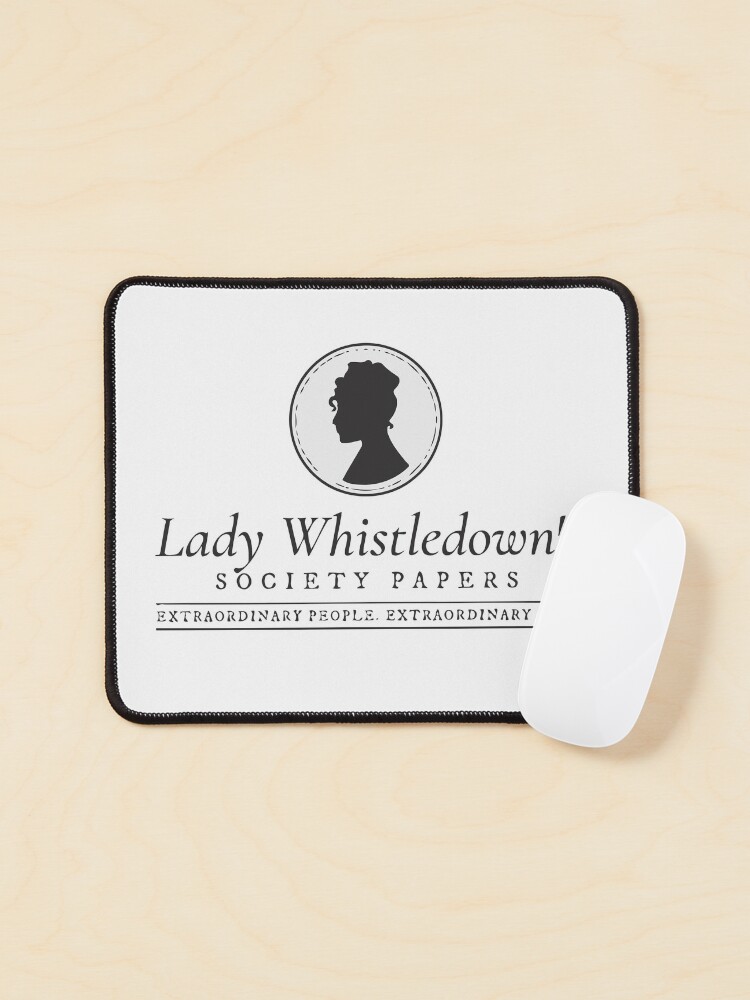 Aperçu 1 sur 5. Tapis de souris avec l'œuvre les papiers de la société de Lady Whistdown créée et vendue par Leyzel.