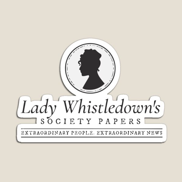 Aperçu de l'œuvre les papiers de la société de Lady Whistdown créée et vendue par Backstage by Leyzel.