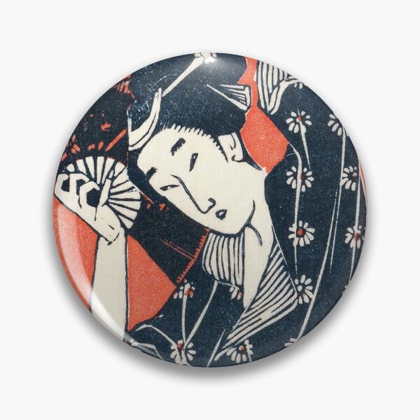 Item preview, Japanese Woman (1935) Vintage Woodblock Print designed and sold by BossyCatHome.