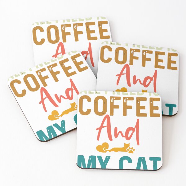 Item preview, all-need-is-coppee-and-my-cat designed and sold by Usatazon on.
