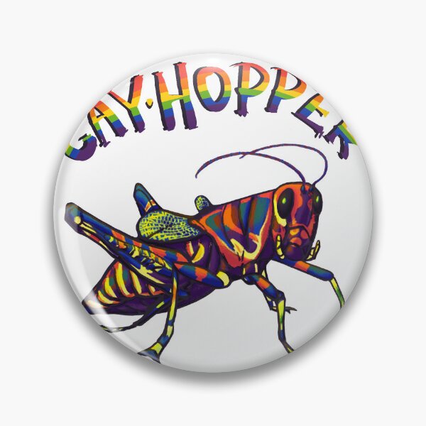 Item preview, Pride Bug Rainbow Grasshopper designed and sold by Elaine T.