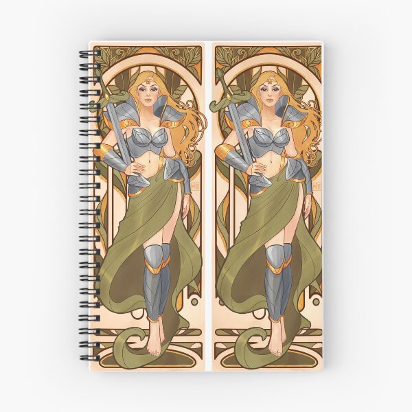 Item preview, Art Nouveau Knight designed and sold by HyanideArt.