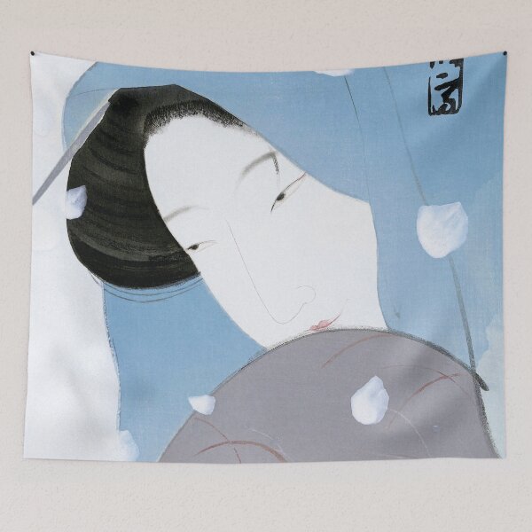 Item preview, The Heroine Umekawa in Meido no Hiyaku by Kitano Tsunetomi 1923 designed and sold by BossyCatHome.