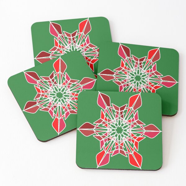 Item preview, Festive snowflake unique design G9 designed and sold by fishpressink.