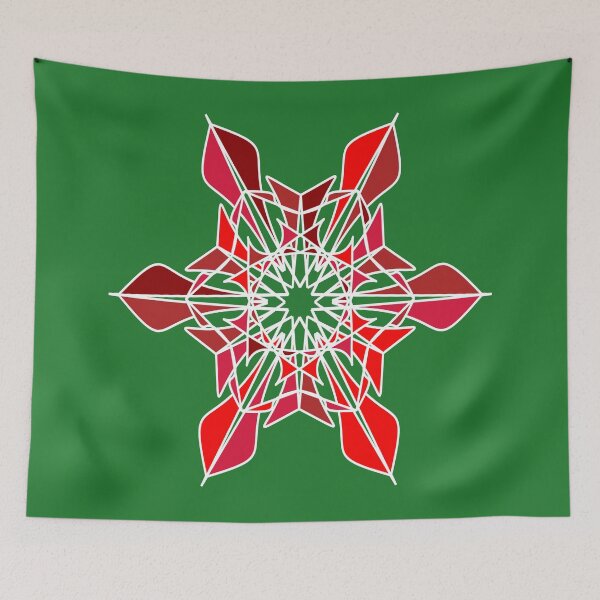 Item preview, Festive snowflake unique design G9 designed and sold by fishpressink.