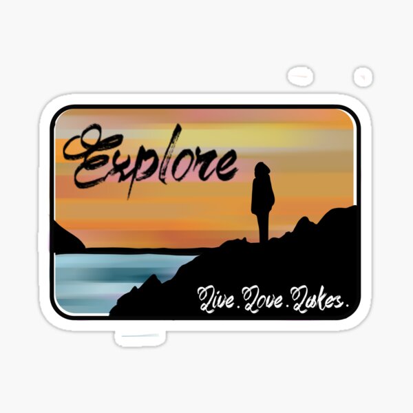 Explore Sticker