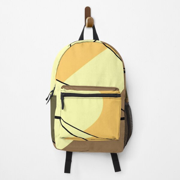 Item preview, Brown yellow geometric stripes cutting  designed and sold by TipTopTapo.