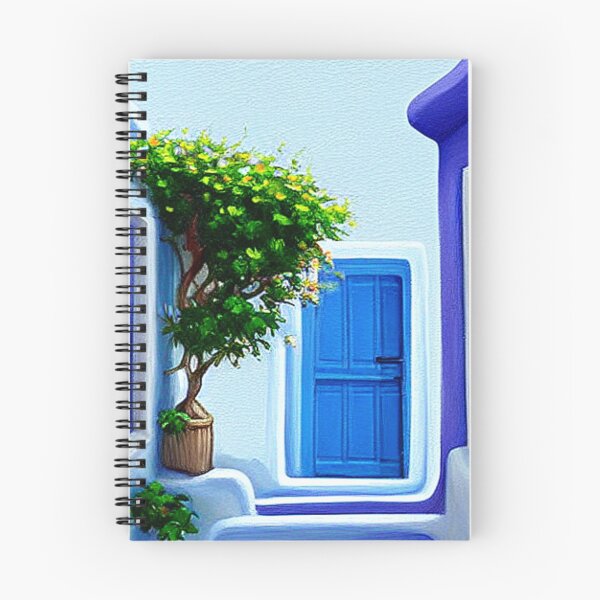 Item preview, Santorini Street 5 - Throw Pillows and Prints.  designed and sold by ScatterHub.