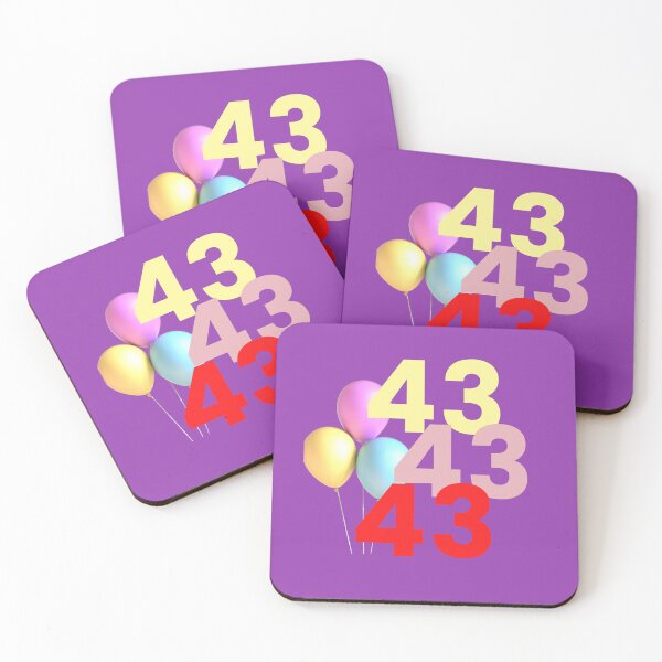 Item preview, 43 YEARS AWESOME designed and sold by starfishstuff.