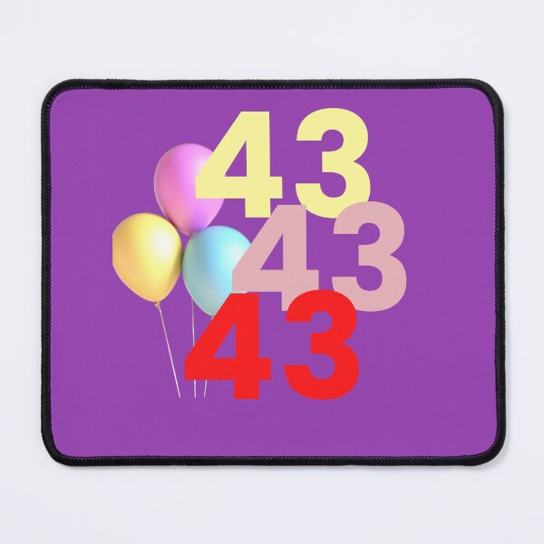 Item preview, 43 YEARS AWESOME designed and sold by starfishstuff.