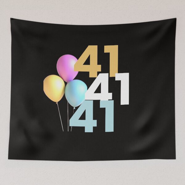 Item preview, 41 YEARS AWESOME designed and sold by starfishstuff.