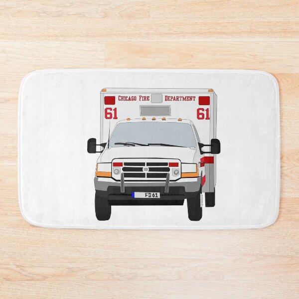 Item preview, Chicago Fire Ambo 61 designed and sold by erinsartstuffs.