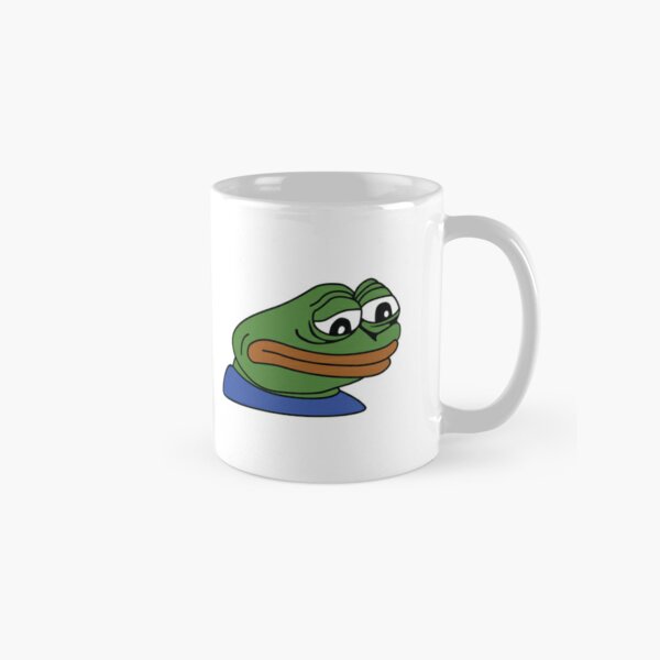 Pepega Mug Twitch BTTV Emote Mug Pepe the Frog Mug Feels 