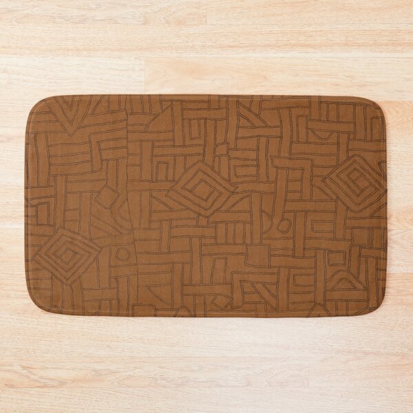 Item preview, Raffia Kuba Cloth Pattern designed and sold by BossyCatHome.