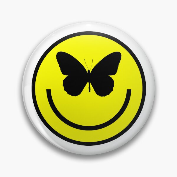 Item preview, Acid House Butterfly Smiley Logo | Psychedelic Pop Art Design | Tilley Smiley Logo | Created by Tyler Tilley designed and sold by Tyler Tilley.
