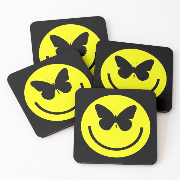 Item preview, Acid House Butterfly Smiley Logo | Psychedelic Pop Art Design | Tilley Smiley Logo | Created by Tyler Tilley designed and sold by Tyler Tilley.