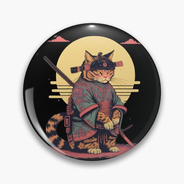 Aperçu de l'œuvre Chat samouraï 16 créée et vendue par TheSamuraiCat.
