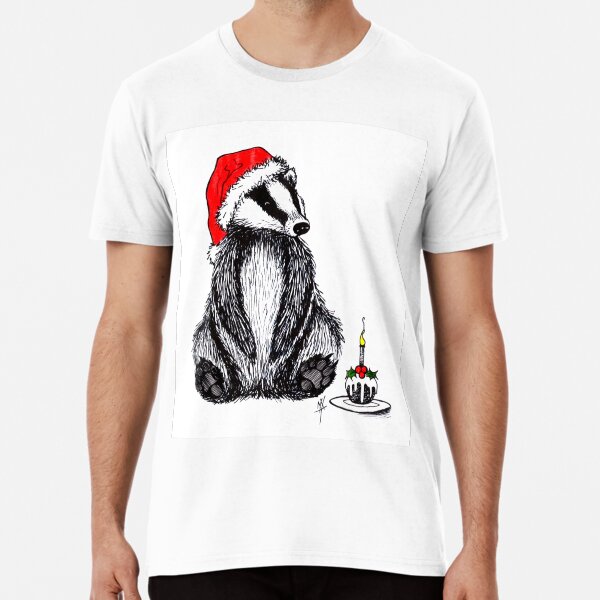Item preview, Christmas pudding badger designed and sold by Nicola Perry.