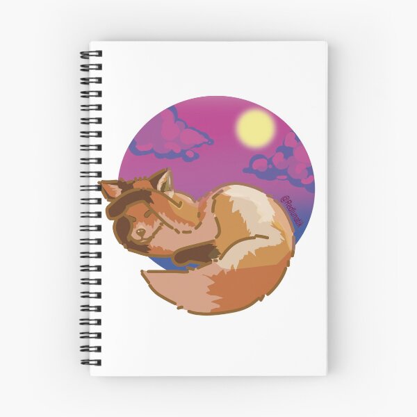 Item preview, Bi sleepy fox designed and sold by LunatikShop.