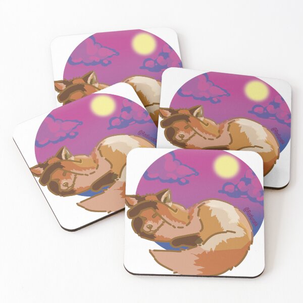 Item preview, Bi sleepy fox designed and sold by LunatikShop.