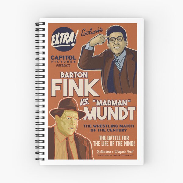 Item preview, Barton Fink alternative movie poster - Coen Brothers - John Turturro, John Goodman, wrestling poster designed and sold by Chris Ayers.