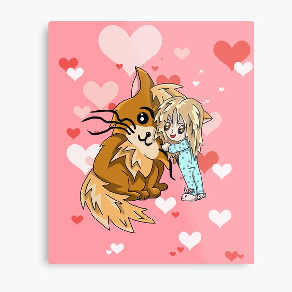 Item preview, ginger cat hug designed and sold by BeingNow.