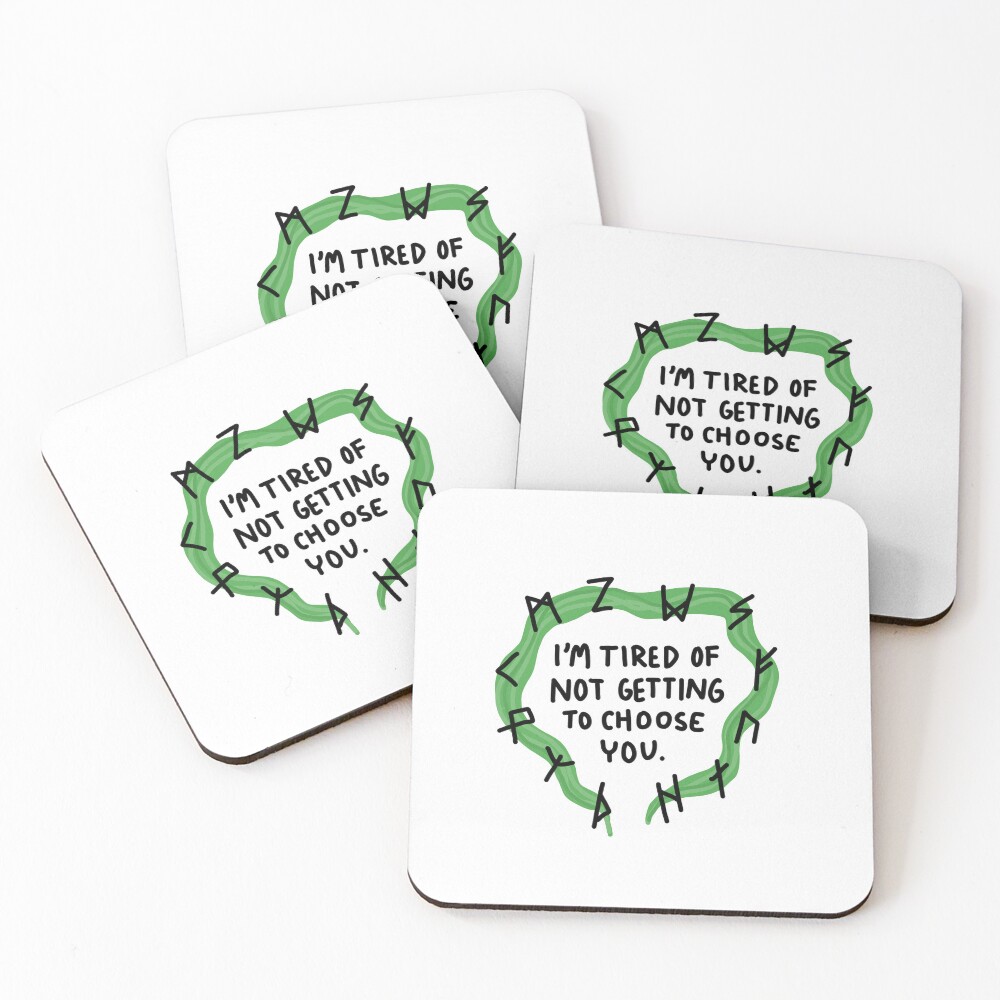 Item preview, Coasters (Set of 4) designed and sold by LittleLinesForU.