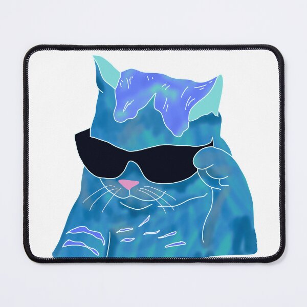 Item preview, Neon Cat Sunglasses Cool Guy designed and sold by ArtbyTana.