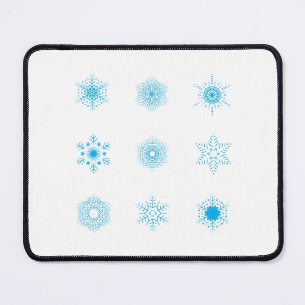 Item preview, Snowflakes - Icy blue - stickers designed and sold by WietskeWelten.