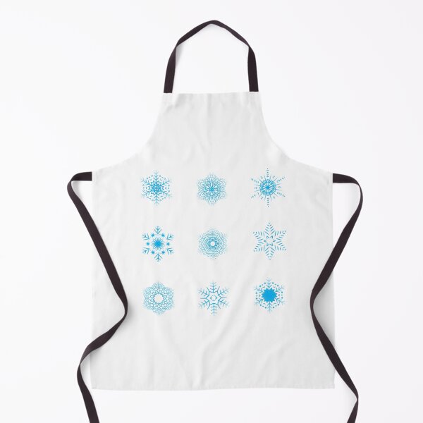 Item preview, Snowflakes - Icy blue - stickers designed and sold by WietskeWelten.