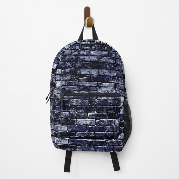 Item preview, Navy blue brick wall. designed and sold by MirBer.