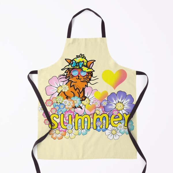 Item preview, ginger cat summer designed and sold by BeingNow.