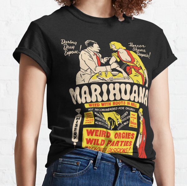Weed With Roots In Hell Classic T-Shirt