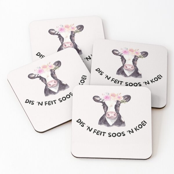 Item preview, Dis 'n feit soos 'n koei - Funny Afrikaans sayings, South African designed and sold by Huesoffun.