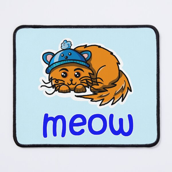 Item preview, ginger cat meow designed and sold by BeingNow.