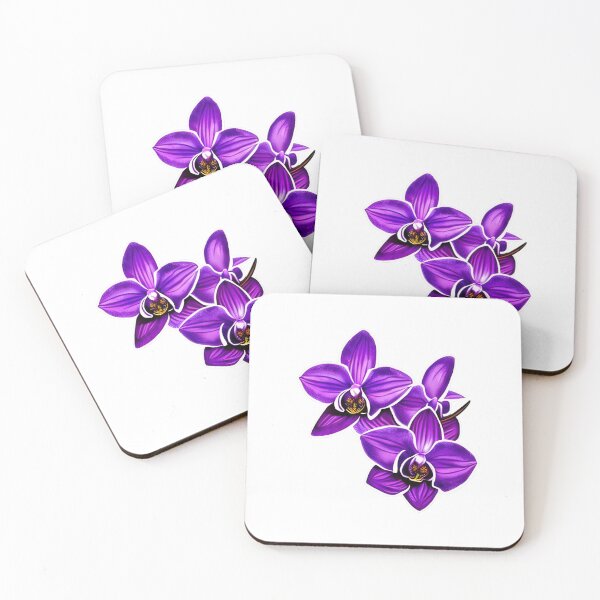 Item preview, Purple Orchid Watercolor designed and sold by The Love Quill.