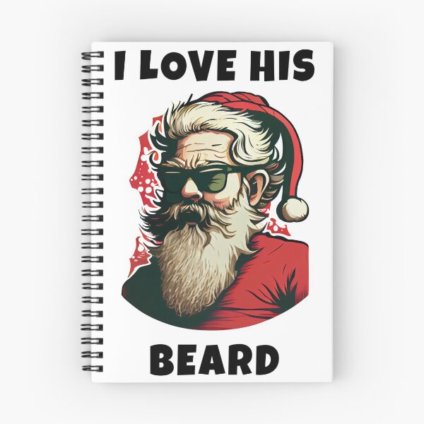 Item preview, I Love His Beard Santa Christmas designed and sold by JigglePeek.