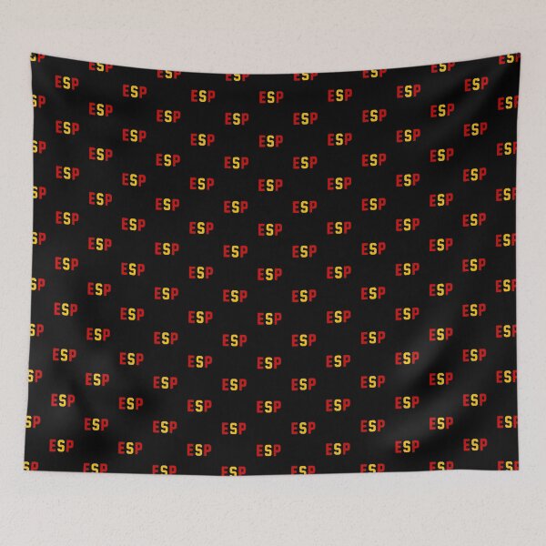Item preview, ESP (Spain) Red / Gold / Black Background designed and sold by PEK1787.