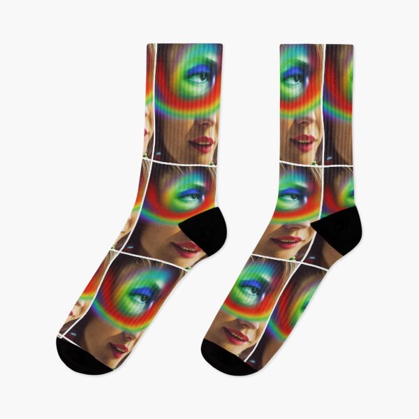 Item preview, Pastel Rainbow Cyborg Woman designed and sold by katiebca2.