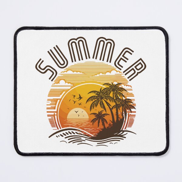 Item preview, Summer Sunset Palm Tree Beach Ocean Artistic Paradise designed and sold by vectrus.